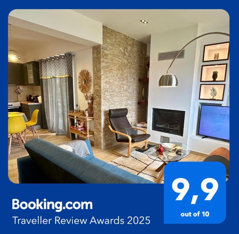Chic Apartment In Nature, 5-Min Walk To The Beach Kalamata Exteriör bild